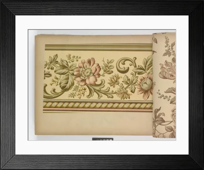 Framed Print : Page from New Artistic Wall Papers Framed Print : Page from New Artistic Wall Papers