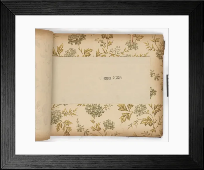 Framed Print : Page from New Artistic Wall Papers Framed Print : Page from New Artistic Wall Papers