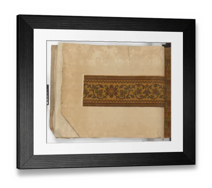 Framed Print : Page from New Artistic Wall Papers Framed Print : Page from New Artistic Wall Papers
