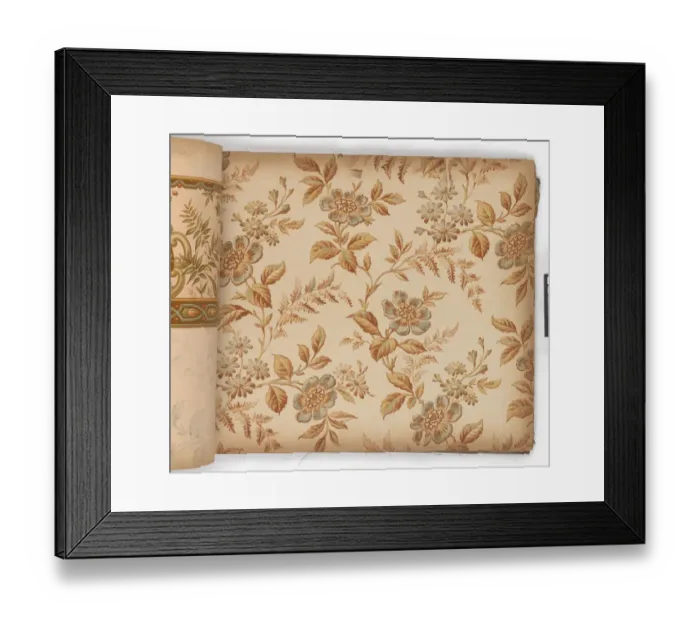 Framed Print : Page from New Artistic Wall Papers Framed Print : Page from New Artistic Wall Papers