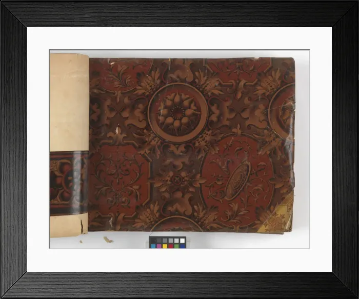Framed Print : Page from New Artistic Wall Papers Framed Print : Page from New Artistic Wall Papers