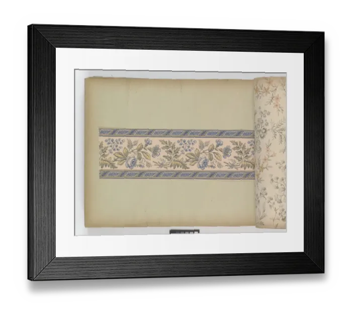 Framed Print : Page from New Artistic Wall Papers Framed Print : Page from New Artistic Wall Papers