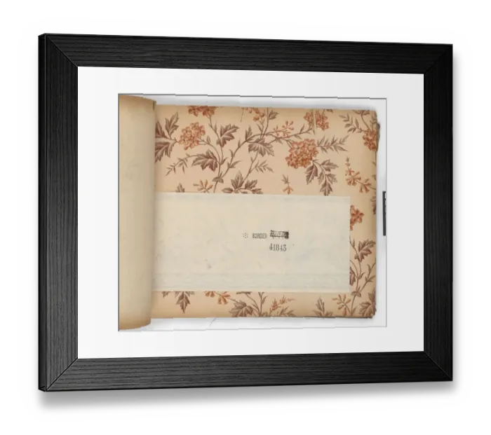 Framed Print : Page from New Artistic Wall Papers Framed Print : Page from New Artistic Wall Papers