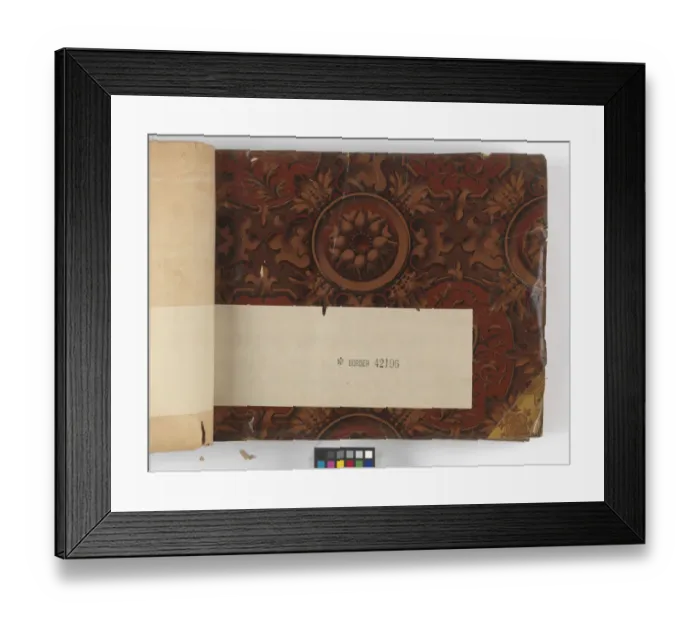Framed Print : Page from New Artistic Wall Papers Framed Print : Page from New Artistic Wall Papers
