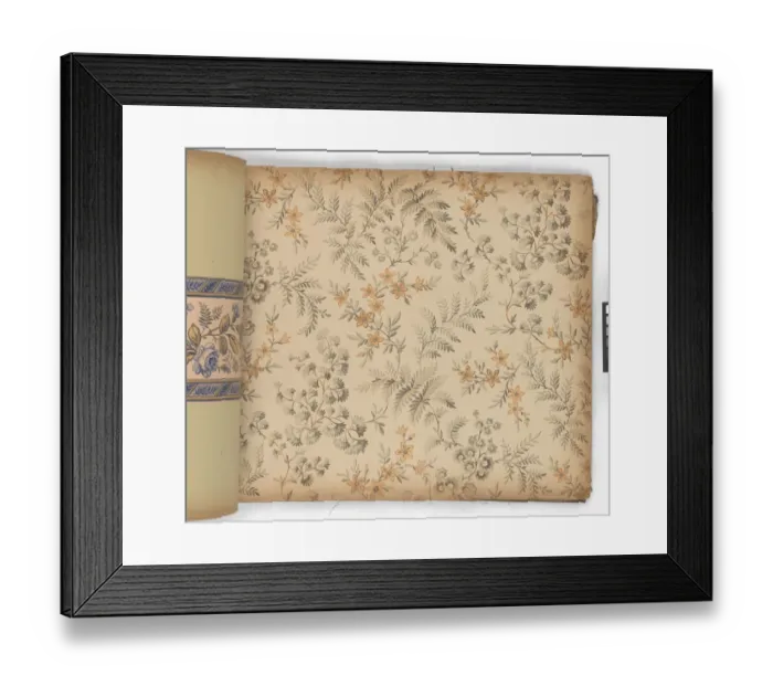 Framed Print : Page from New Artistic Wall Papers Framed Print : Page from New Artistic Wall Papers