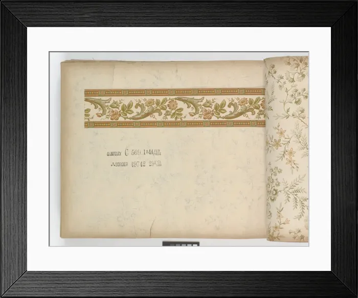 Framed Print : Page from New Artistic Wall Papers Framed Print : Page from New Artistic Wall Papers