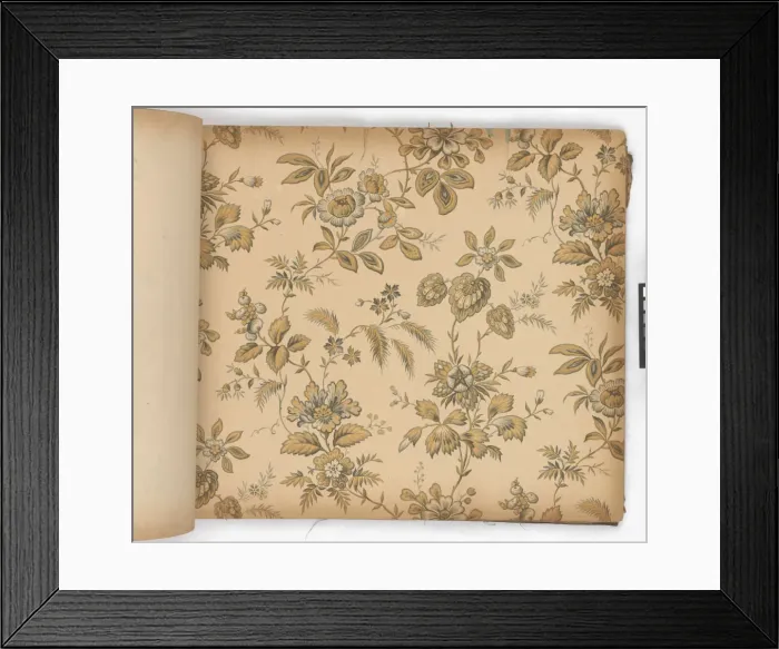 Framed Print : Page from New Artistic Wall Papers Framed Print : Page from New Artistic Wall Papers