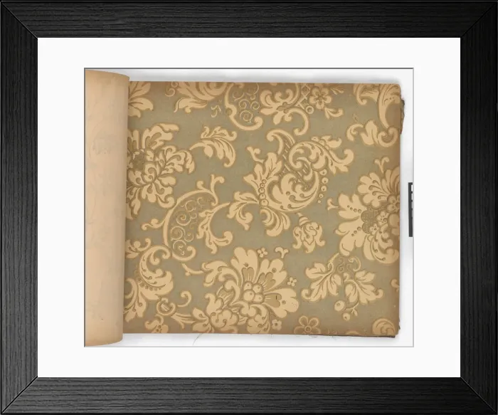 Framed Print : Page from New Artistic Wall Papers