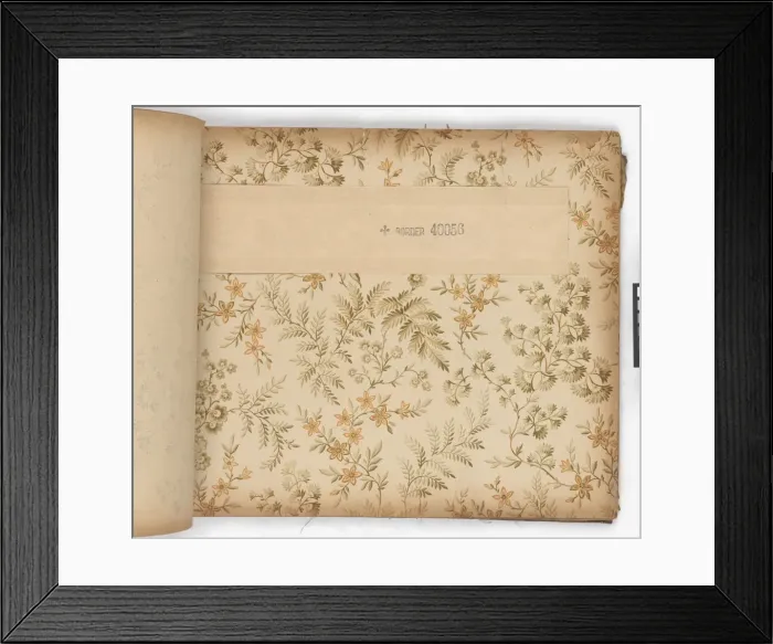 Framed Print : Page from New Artistic Wall Papers Framed Print : Page from New Artistic Wall Papers