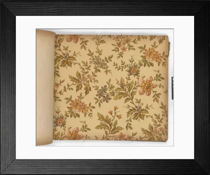 Framed Print : Page from New Artistic Wall Papers Framed Print : Page from New Artistic Wall Papers