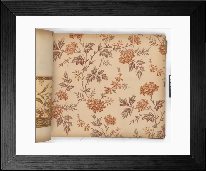 Framed Print : Page from New Artistic Wall Papers Framed Print : Page from New Artistic Wall Papers