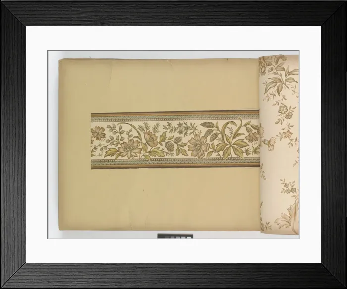 Framed Print : Page from New Artistic Wall Papers Framed Print : Page from New Artistic Wall Papers