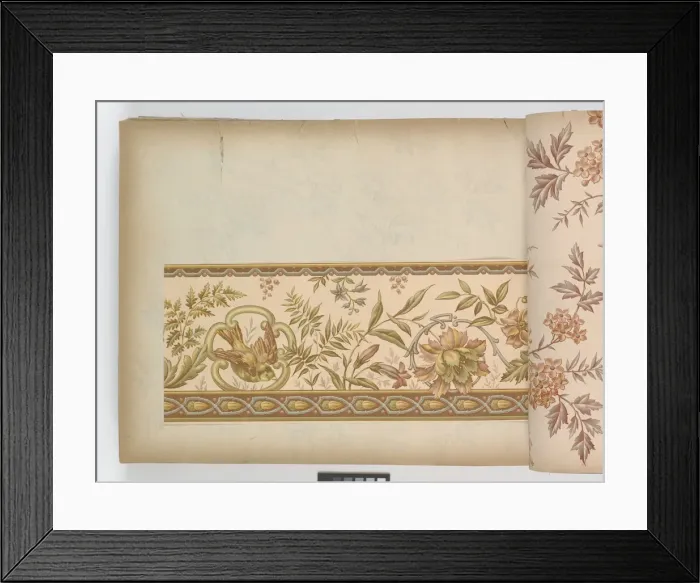Framed Print : Page from New Artistic Wall Papers Framed Print : Page from New Artistic Wall Papers