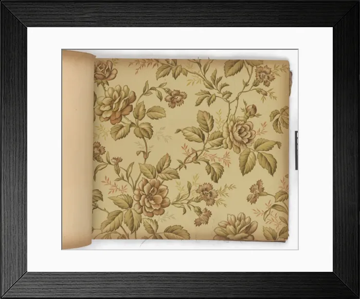 Framed Print : Page from New Artistic Wall Papers Framed Print : Page from New Artistic Wall Papers