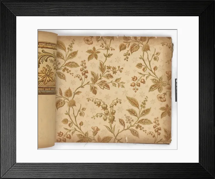 Framed Print : Page from New Artistic Wall Papers Framed Print : Page from New Artistic Wall Papers