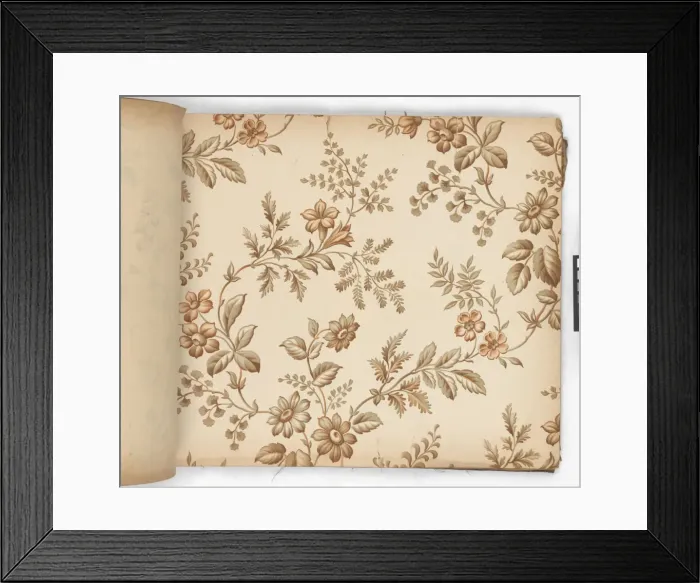Framed Print : Page from New Artistic Wall Papers Framed Print : Page from New Artistic Wall Papers