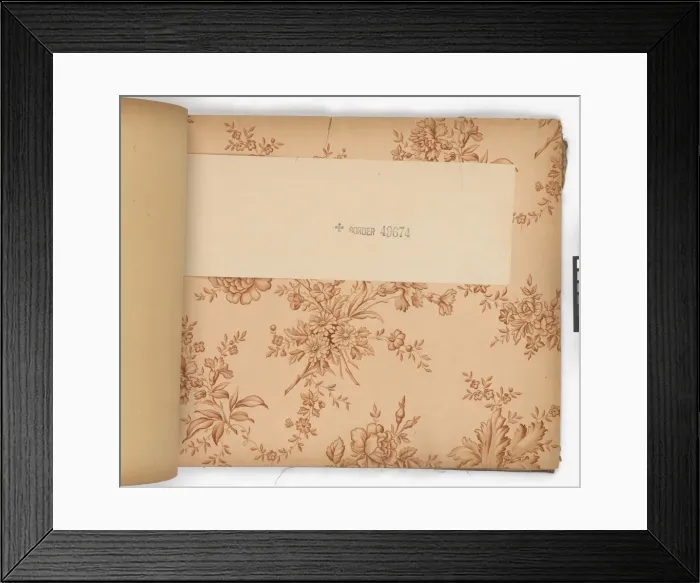 Framed Print : Page from New Artistic Wall Papers Framed Print : Page from New Artistic Wall Papers