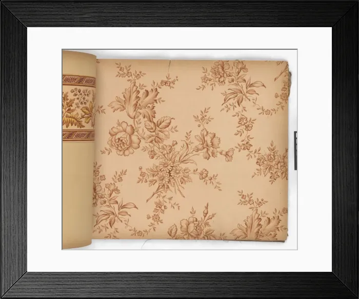Framed Print : Page from New Artistic Wall Papers Framed Print : Page from New Artistic Wall Papers