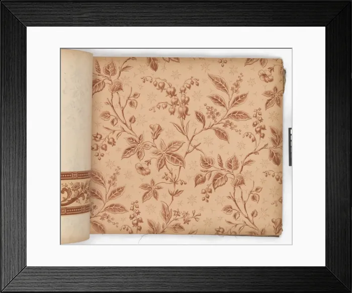Framed Print : Page from New Artistic Wall Papers Framed Print : Page from New Artistic Wall Papers