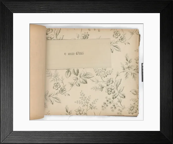 Framed Print : Page from New Artistic Wall Papers Framed Print : Page from New Artistic Wall Papers