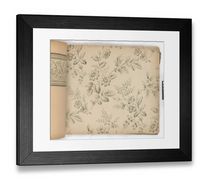 Framed Print : Page from New Artistic Wall Papers Framed Print : Page from New Artistic Wall Papers