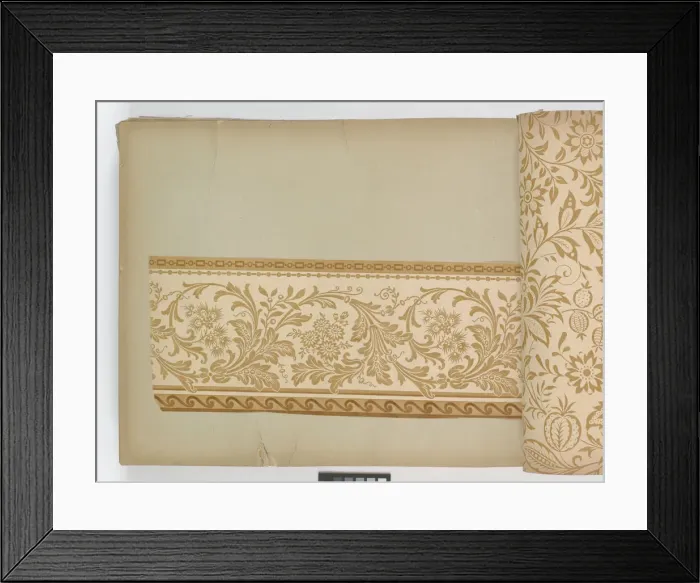 Framed Print : Page from New Artistic Wall Papers Framed Print : Page from New Artistic Wall Papers
