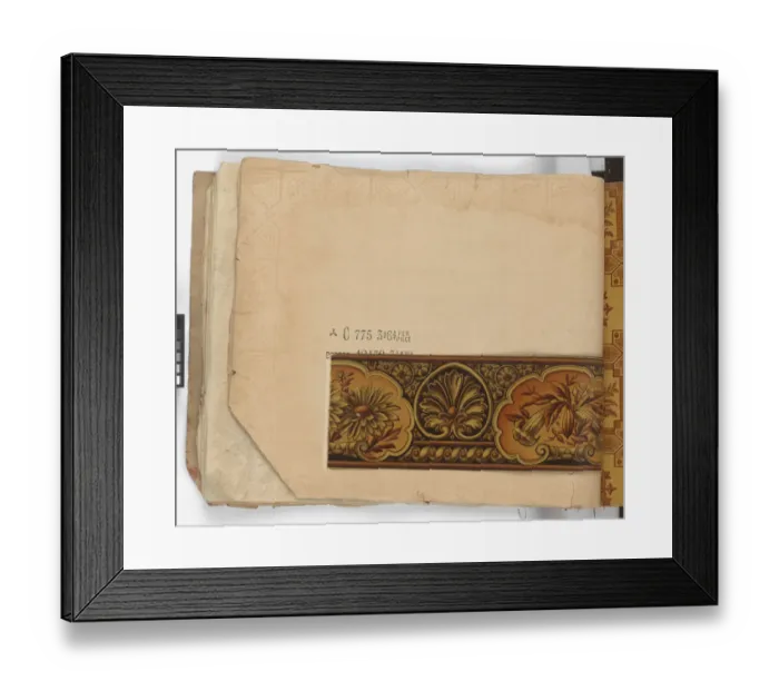 Framed Print : Page from New Artistic Wall Papers Framed Print : Page from New Artistic Wall Papers