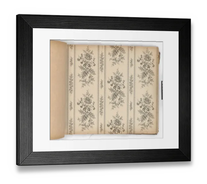 Framed Print : Page from New Artistic Wall Papers Framed Print : Page from New Artistic Wall Papers