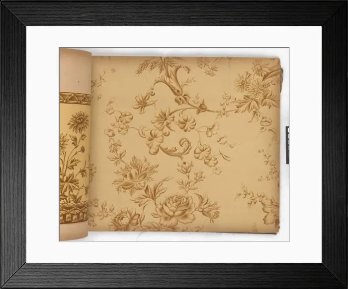 Framed Print : Page from New Artistic Wall Papers Framed Print : Page from New Artistic Wall Papers