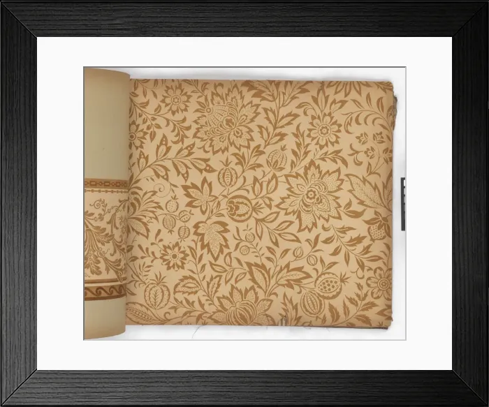 Framed Print : Page from New Artistic Wall Papers Framed Print : Page from New Artistic Wall Papers