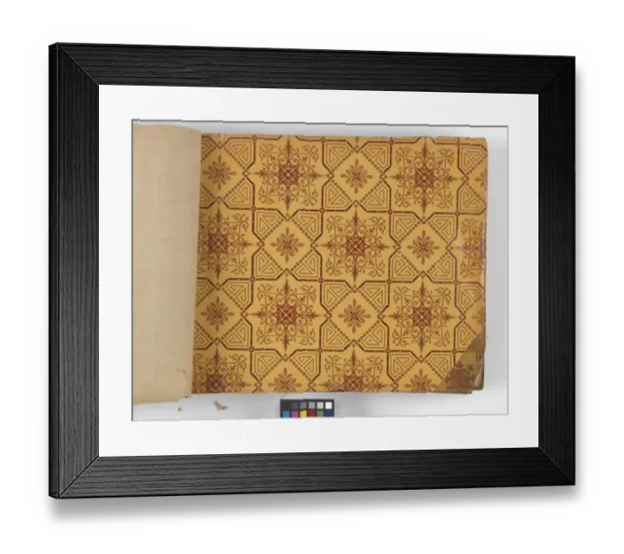 Framed Print : Page from New Artistic Wall Papers Framed Print : Page from New Artistic Wall Papers