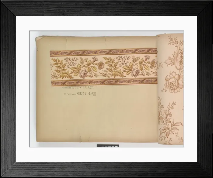 Framed Print : Page from New Artistic Wall Papers Framed Print : Page from New Artistic Wall Papers