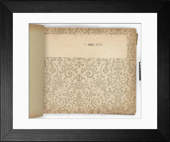 Framed Print : Page from New Artistic Wall Papers Framed Print : Page from New Artistic Wall Papers