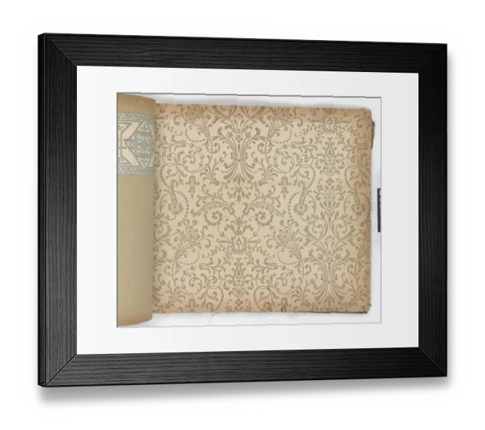 Framed Print : Page from New Artistic Wall Papers Framed Print : Page from New Artistic Wall Papers