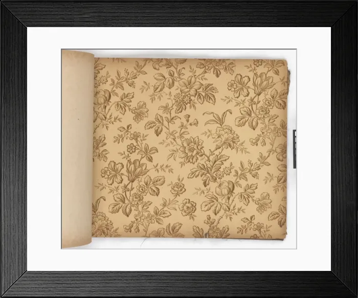 Framed Print : Page from New Artistic Wall Papers Framed Print : Page from New Artistic Wall Papers
