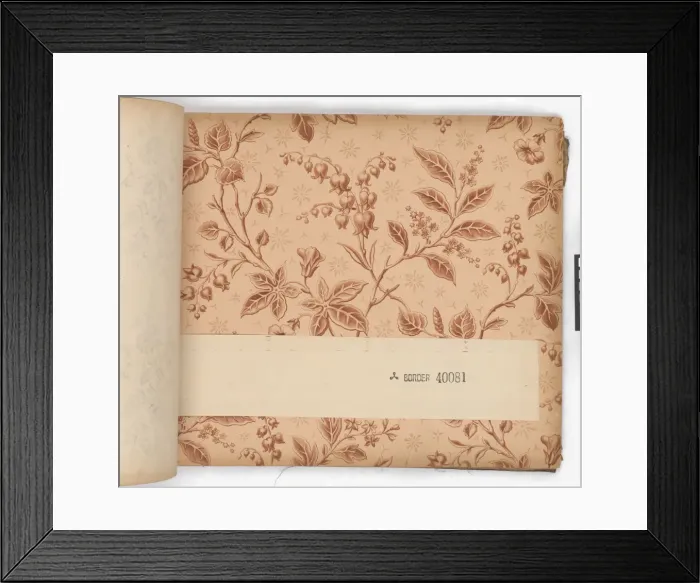 Framed Print : Page from New Artistic Wall Papers Framed Print : Page from New Artistic Wall Papers