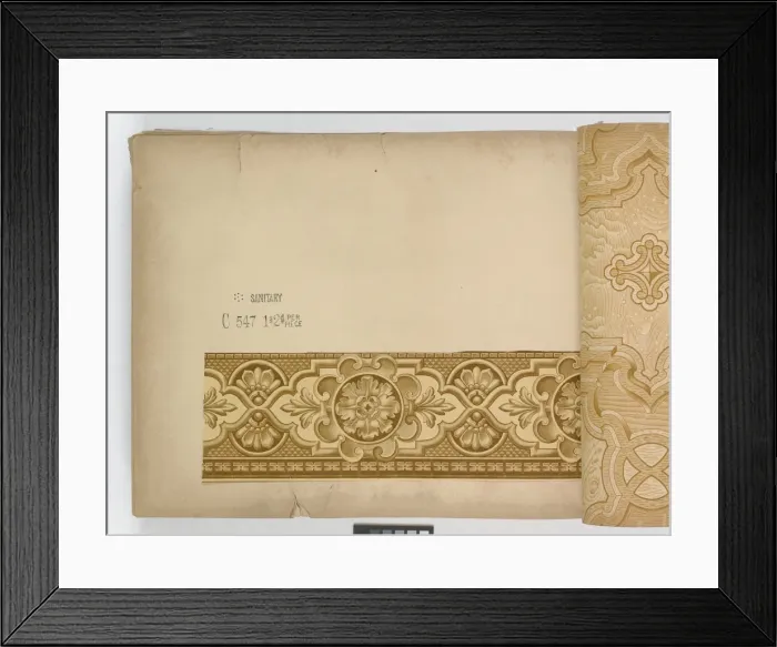Framed Print : Page from New Artistic Wall Papers Framed Print : Page from New Artistic Wall Papers