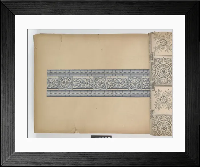 Framed Print : Page from New Artistic Wall Papers Framed Print : Page from New Artistic Wall Papers