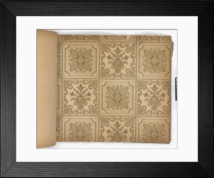Framed Print : Page from New Artistic Wall Papers Framed Print : Page from New Artistic Wall Papers