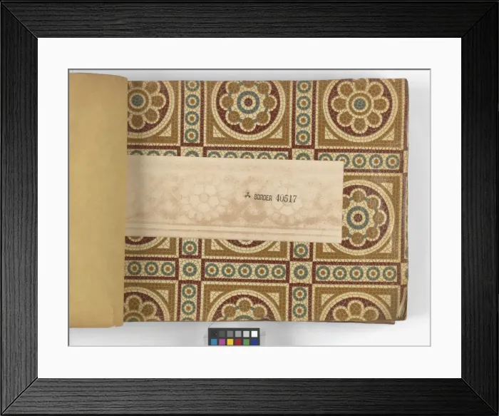Framed Print : Page from New Artistic Wall Papers Framed Print : Page from New Artistic Wall Papers