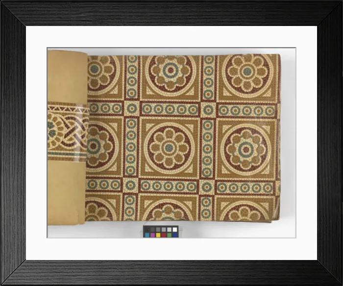 Framed Print : Page from New Artistic Wall Papers Framed Print : Page from New Artistic Wall Papers