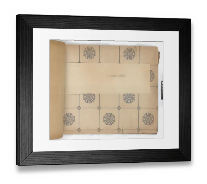 Framed Print : Page from New Artistic Wall Papers Framed Print : Page from New Artistic Wall Papers