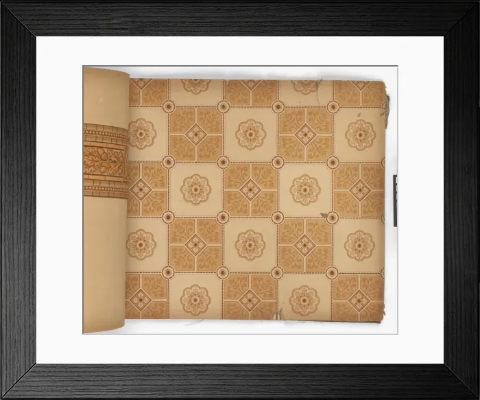 Framed Print : Page from New Artistic Wall Papers Framed Print : Page from New Artistic Wall Papers