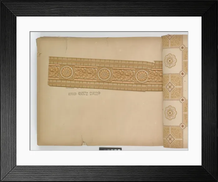 Framed Print : Page from New Artistic Wall Papers Framed Print : Page from New Artistic Wall Papers