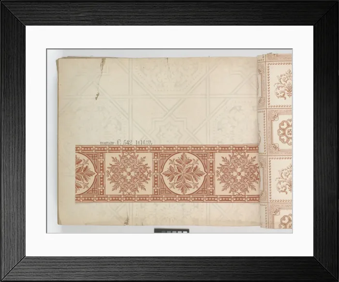 Framed Print : Page from New Artistic Wall Papers Framed Print : Page from New Artistic Wall Papers