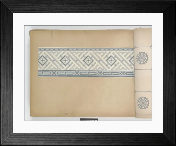 Framed Print : Page from New Artistic Wall Papers Framed Print : Page from New Artistic Wall Papers