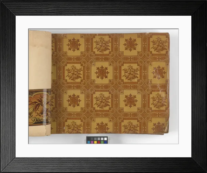 Framed Print : Page from New Artistic Wall Papers Framed Print : Page from New Artistic Wall Papers