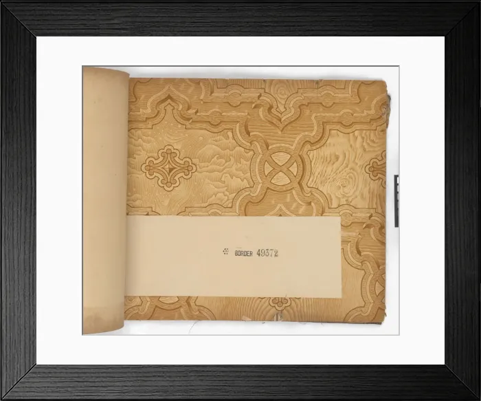 Framed Print : Page from New Artistic Wall Papers Framed Print : Page from New Artistic Wall Papers