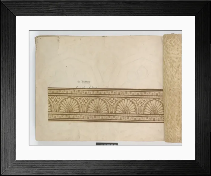 Framed Print : Page from New Artistic Wall Papers Framed Print : Page from New Artistic Wall Papers