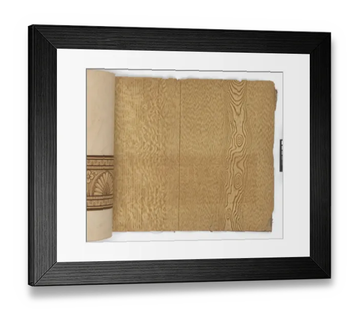 Framed Print : Page from New Artistic Wall Papers